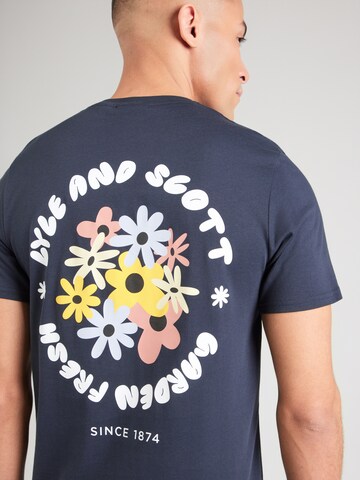 Lyle & Scott T-shirt 'Nature' i blå