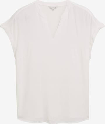Tom Tailor Women + Blouse in White: front