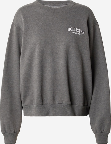 HOLLISTER - Sweatshirt em cinzento: frente