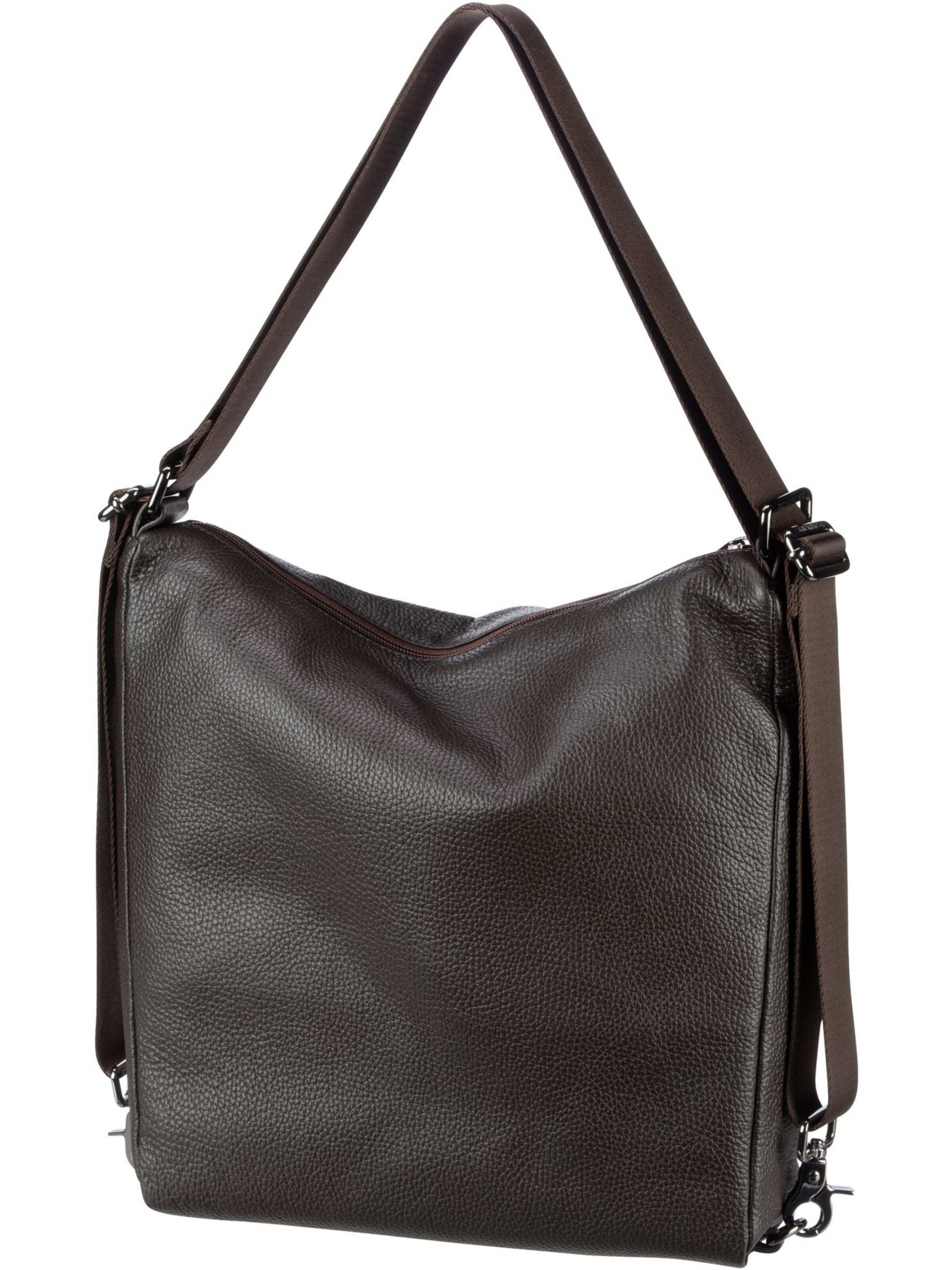 MANDARINA DUCK Shoulder Bag ' Mellow Leather Hobo Backpack FZT72 ' in Brown
