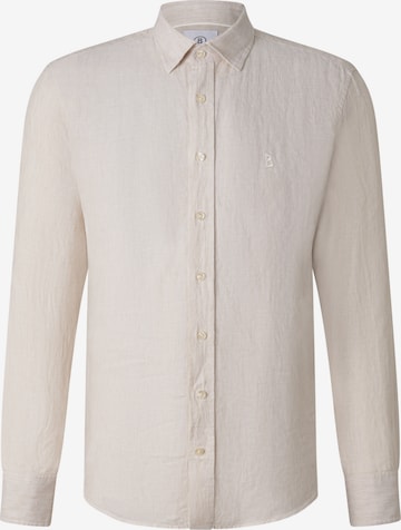 BOGNER Regular Fit Hemd 'Timi' in Beige: Vorderseite