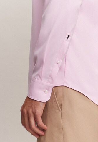 SEIDENSTICKER Slim fit Business shirt in Pink