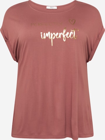 ABOUT YOU Curvy T-Shirt 'Darleen' in Pink: predná strana