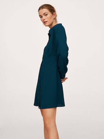 MANGO Shirt Dress 'Dresde' in Blue