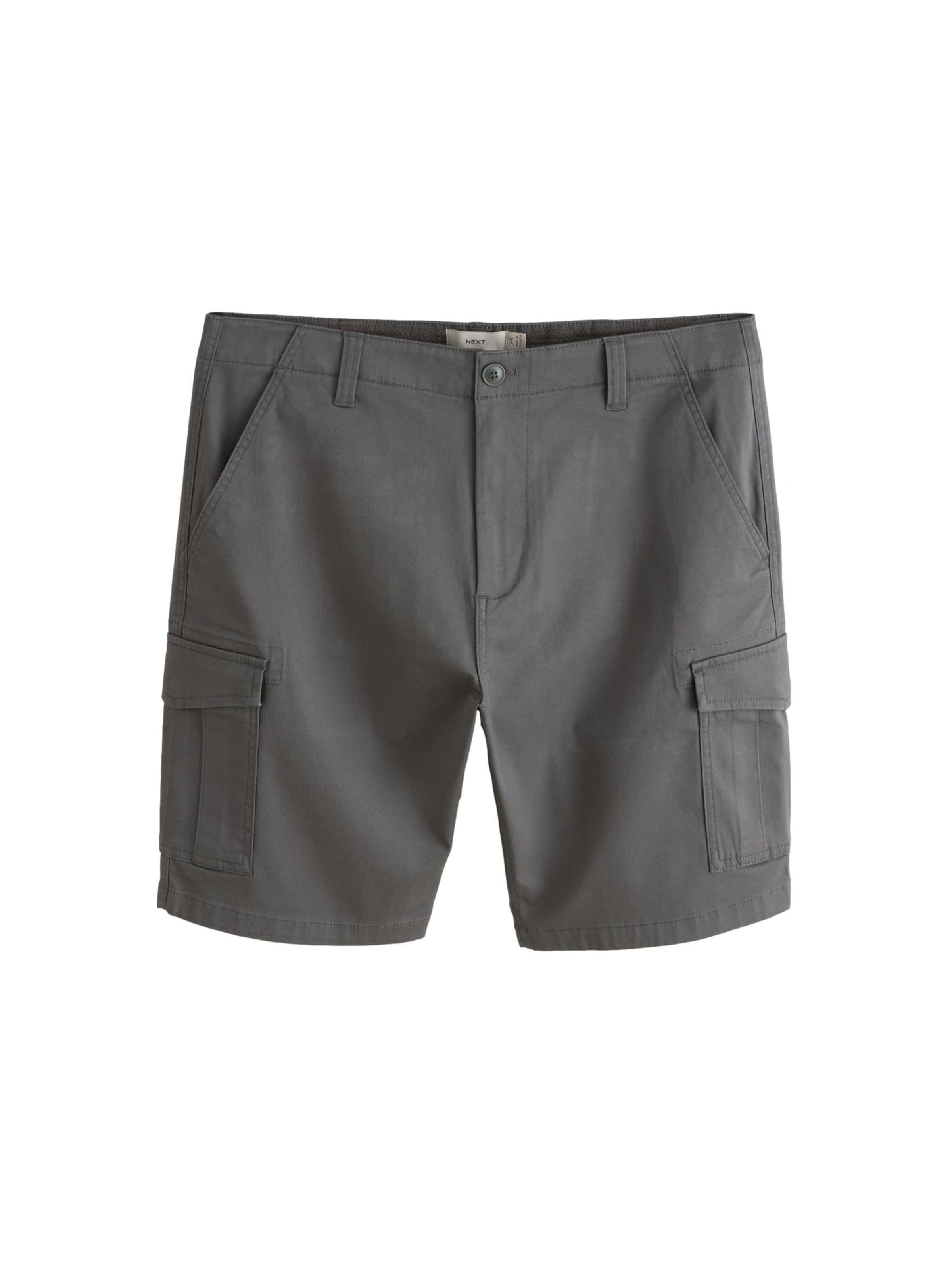 pelēks Next Standarta Kargo bikses: no priekšpuses