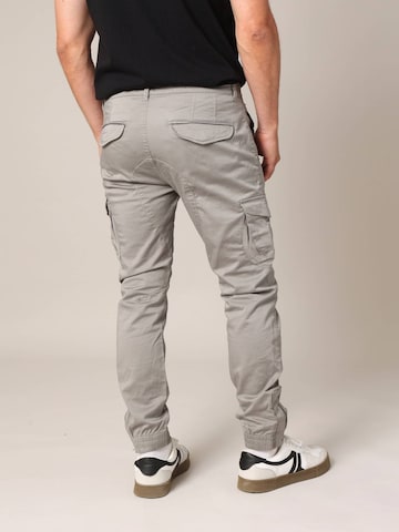 Deeluxe Tapered Cargohose 'Garden' in Grau