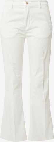 Pepe Jeans Flared Trousers 'LULA' in White: front