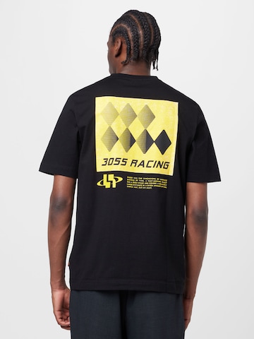 BOSS Tričko 'Racing' – černá