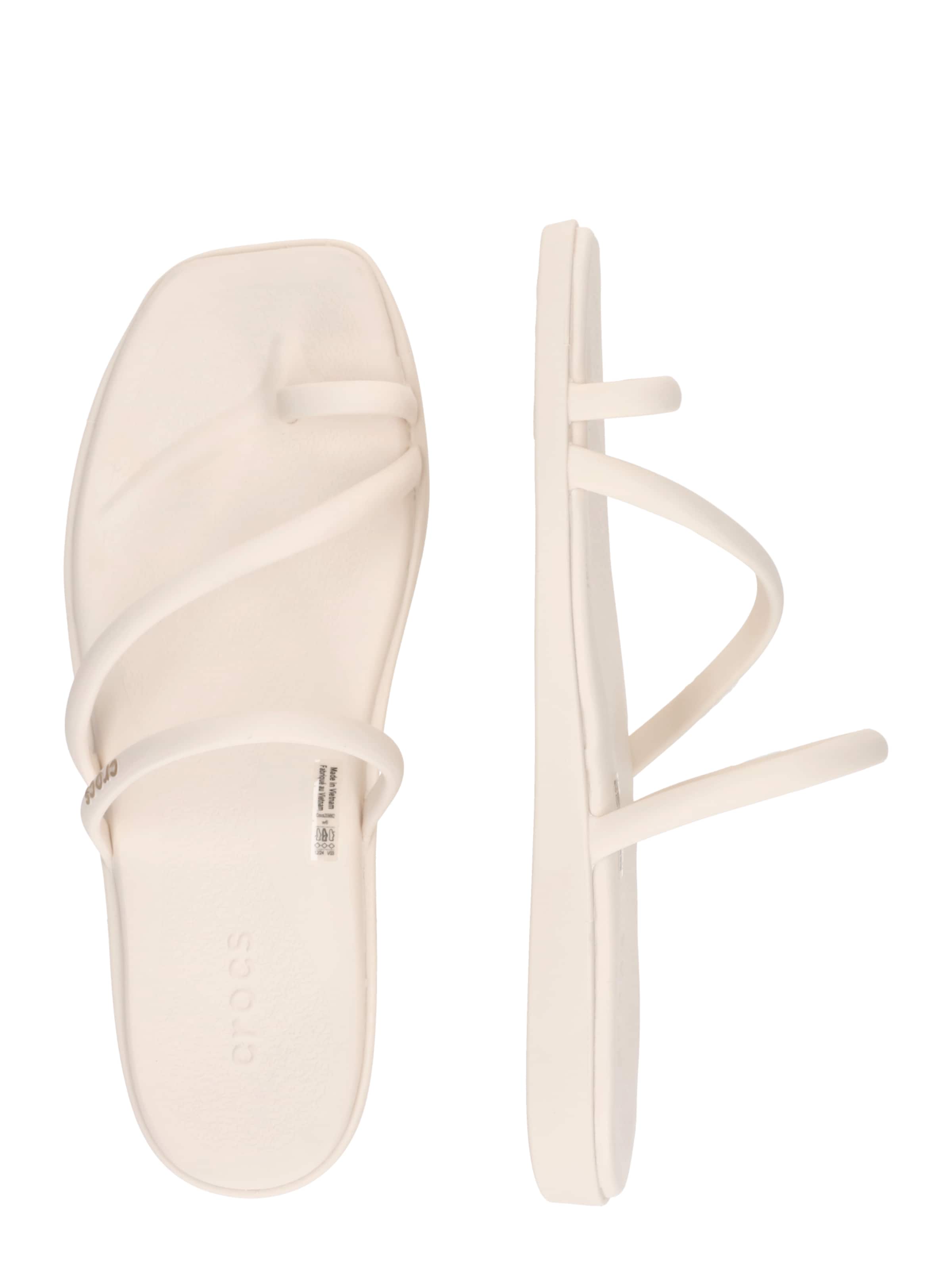 Crocs - Sandalias de dedo 'Miami' en blanco