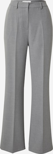 ABOUT YOU x Iconic by Tatiana Kucharova Trousers with creases 'Madlen' in mottled grey, Item view