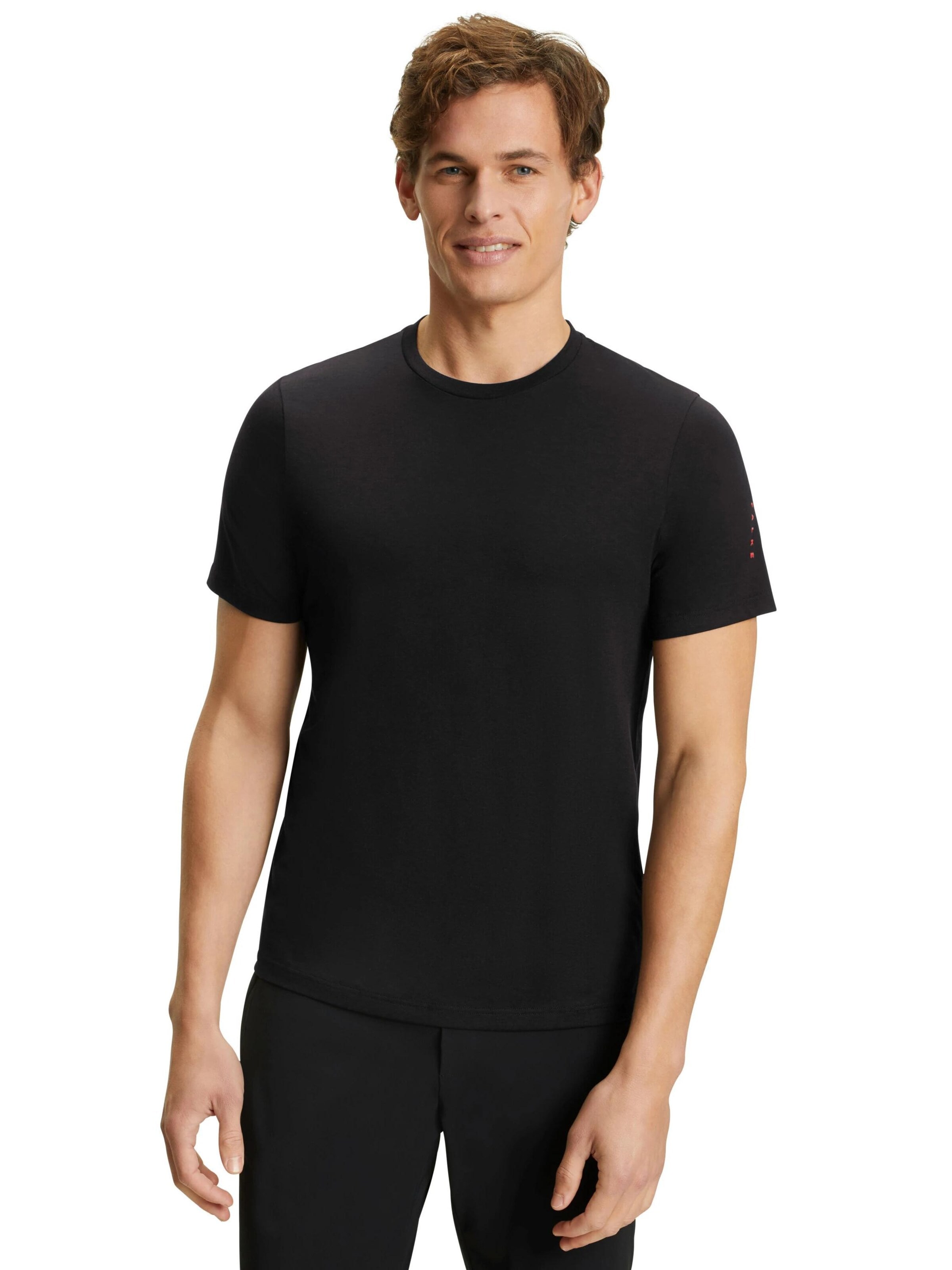 FALKE Funktionsshirt‌‌‌‌‌‌‌‌ in Schwarz: Vorderseite