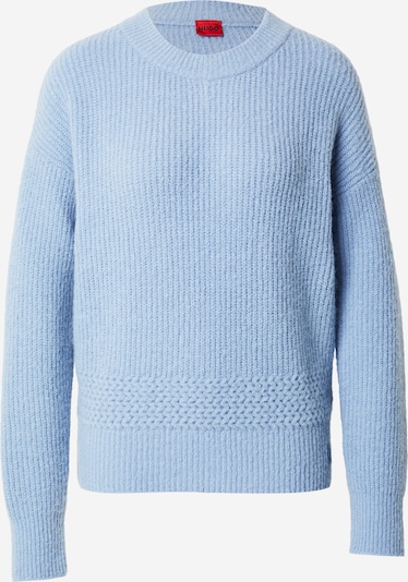 HUGO Pull-over 'Scevany' en bleu clair, Vue avec produit
