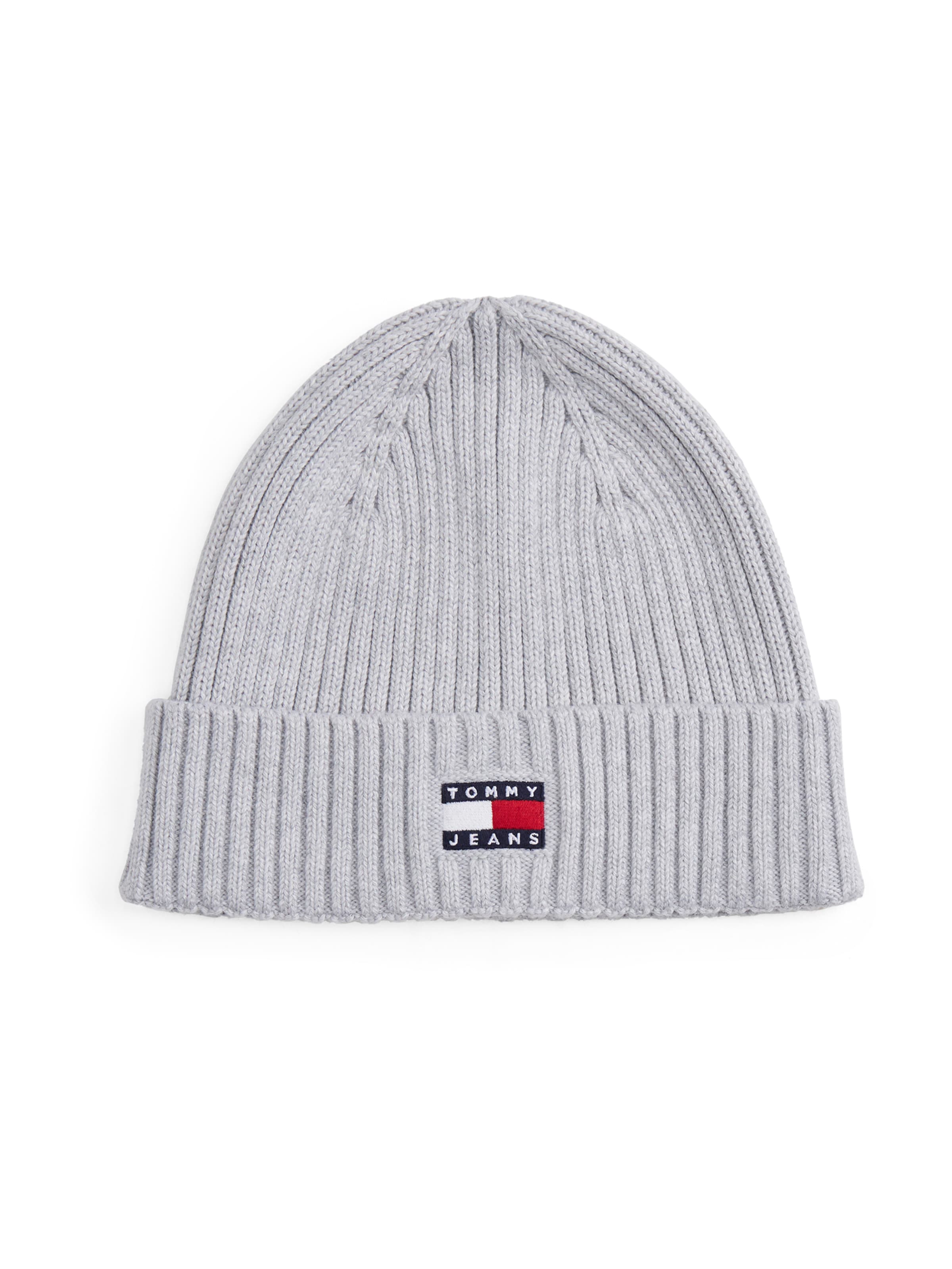Tommy Jeans Čepice 'HERITAGE' – šedá: přední strana