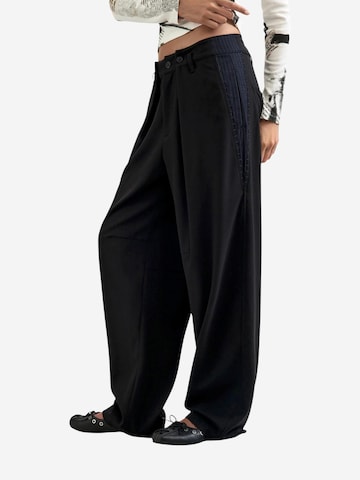 Desigual - Pierna ancha Pantalón 'PANT_EXPRESS 26WWPW13' en negro