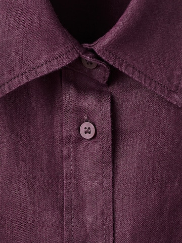 MANGO Blus 'LINO' i lila