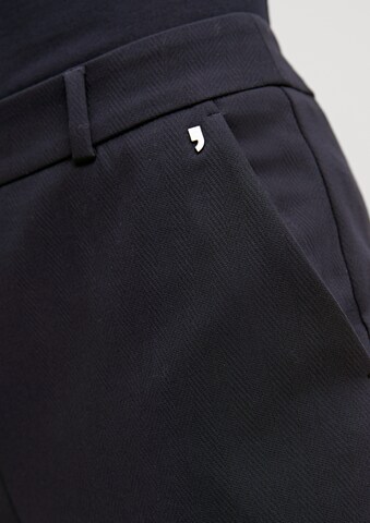 COMMA Regular Pleated Pants in Blue