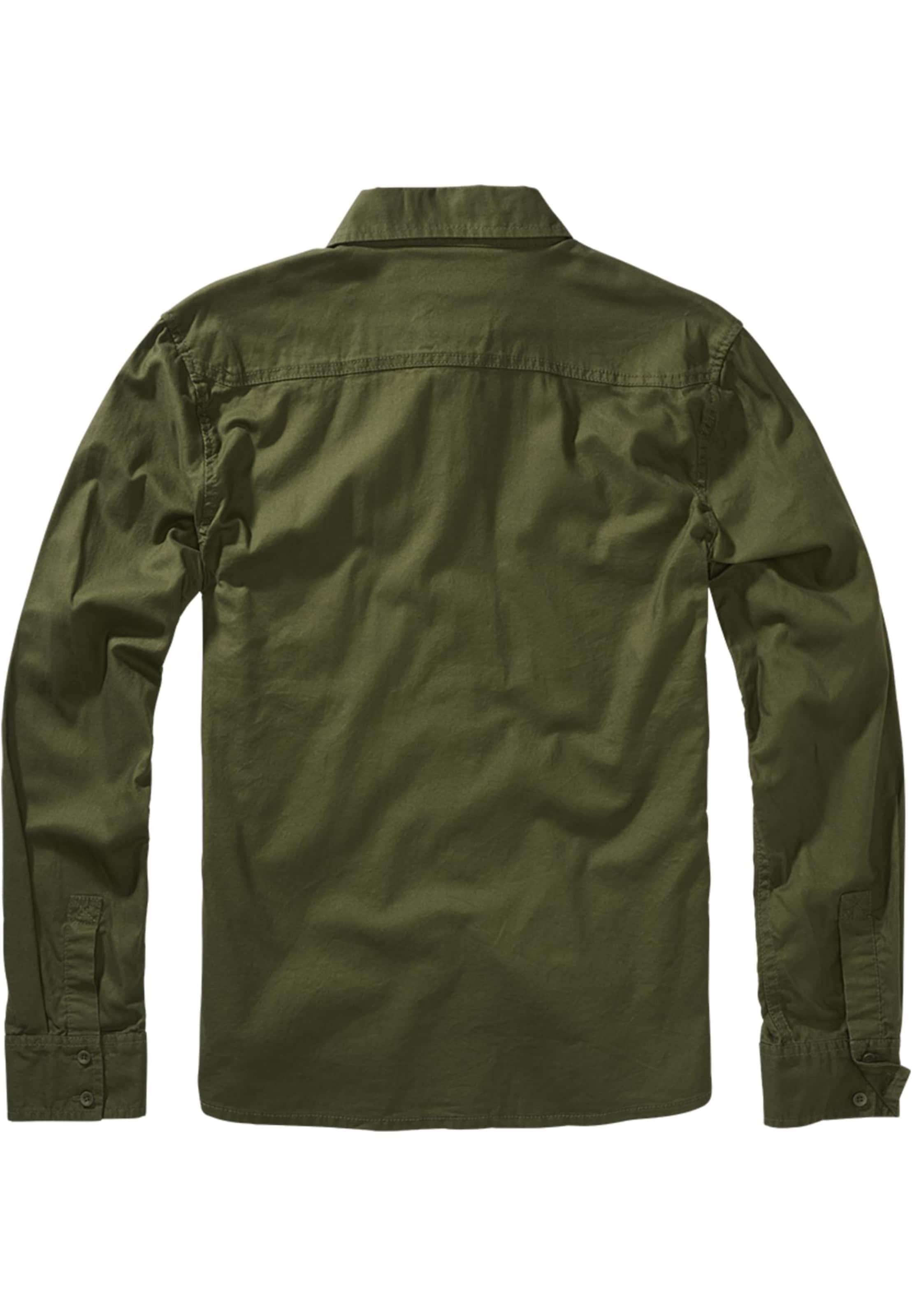 Coupe regular Chemise Brandit en vert