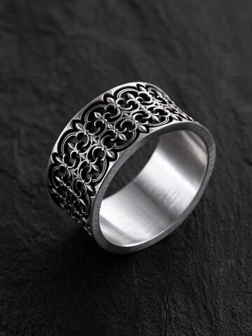 REYTEL - Anillo 'GOTHIC FLEUR DE LIS' en plata