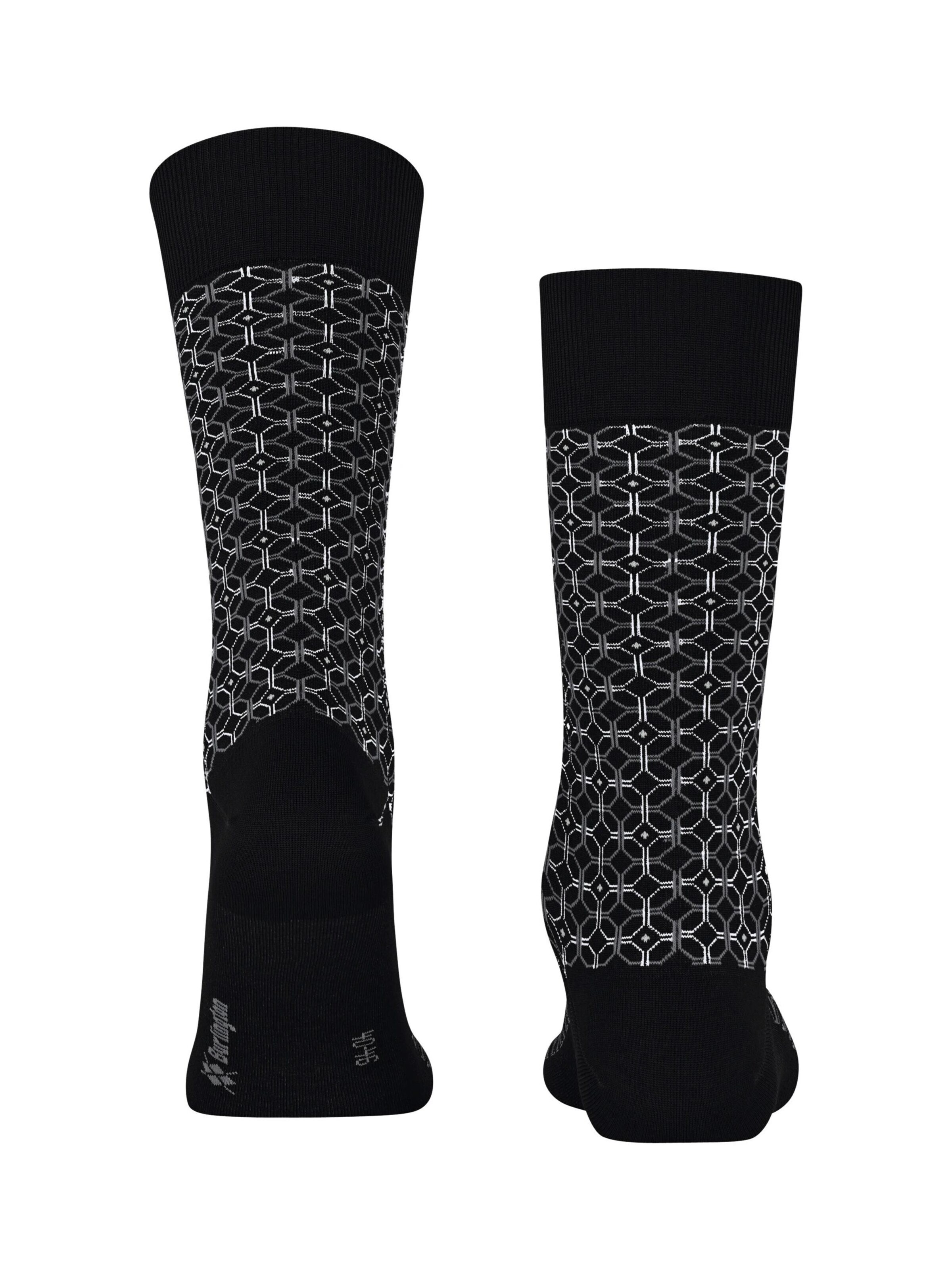 BURLINGTON Socken 'Tie'‌‌‌‌‌‌‌ in Schwarz