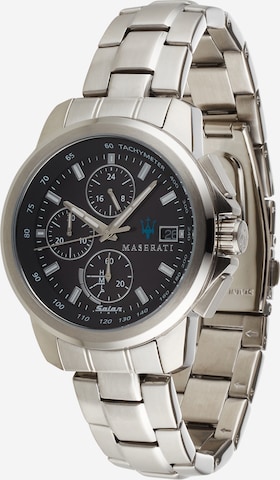 Maserati Analog Watch 'Sucsesso' in Silver: front