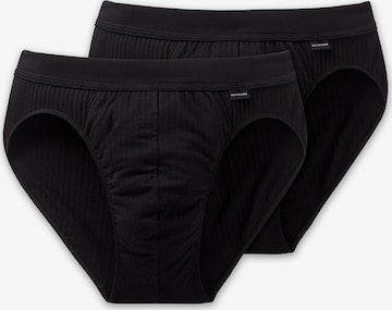 SCHIESSER Panty '2-Pack Authentic' in Black: front