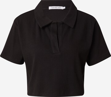 Calvin Klein Jeans - Camiseta en negro: frente