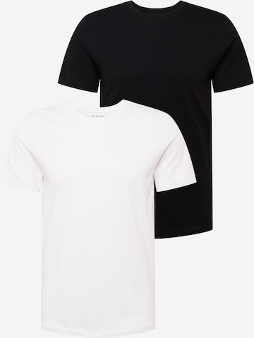 SELECTED HOMME T-shirt 'Cormac' i svart: framsida