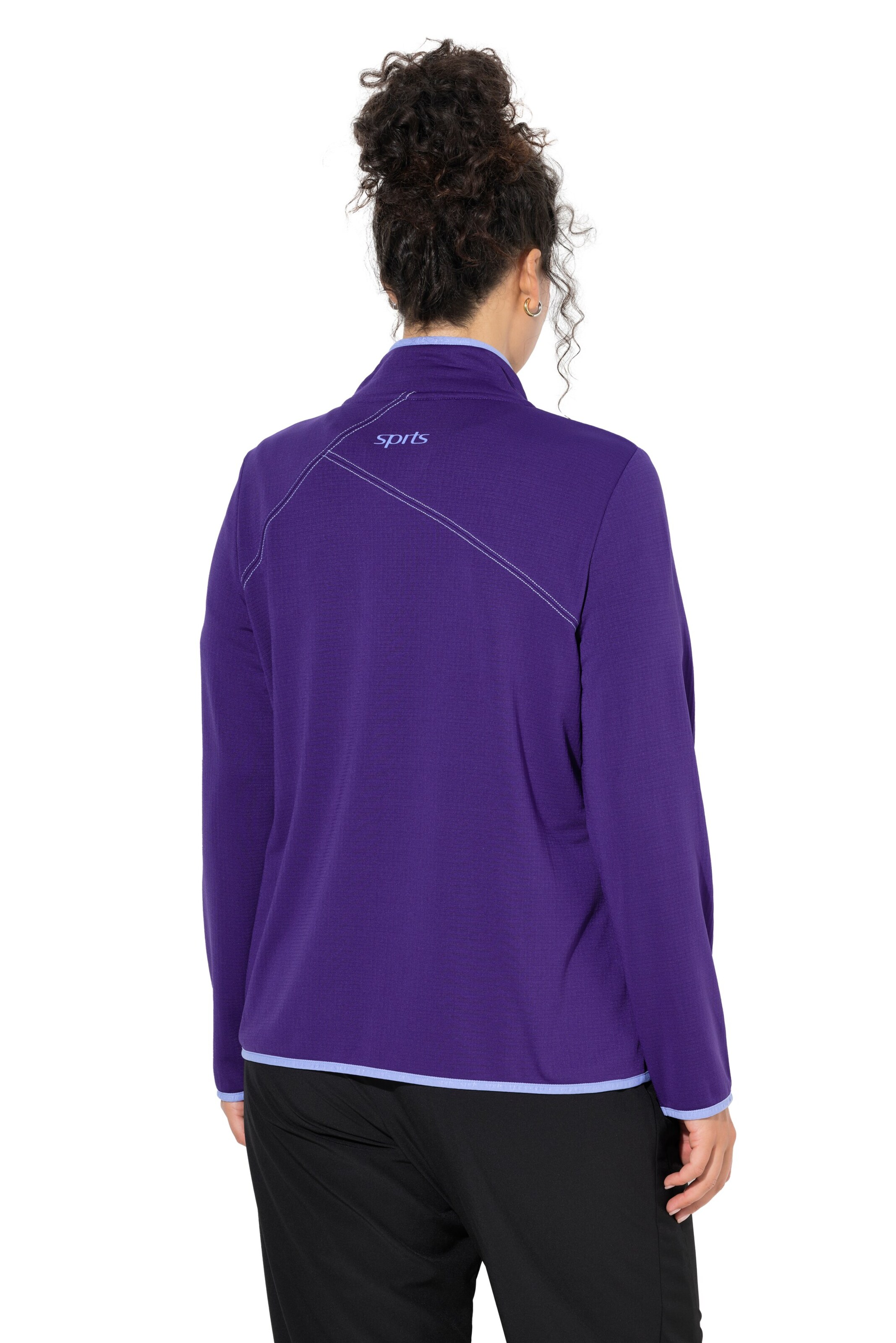 Ulla Popken Sweatjacke in Lila