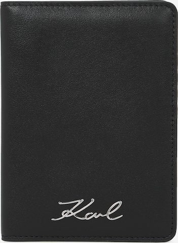 Etui de la Karl Lagerfeld pe negru: față
