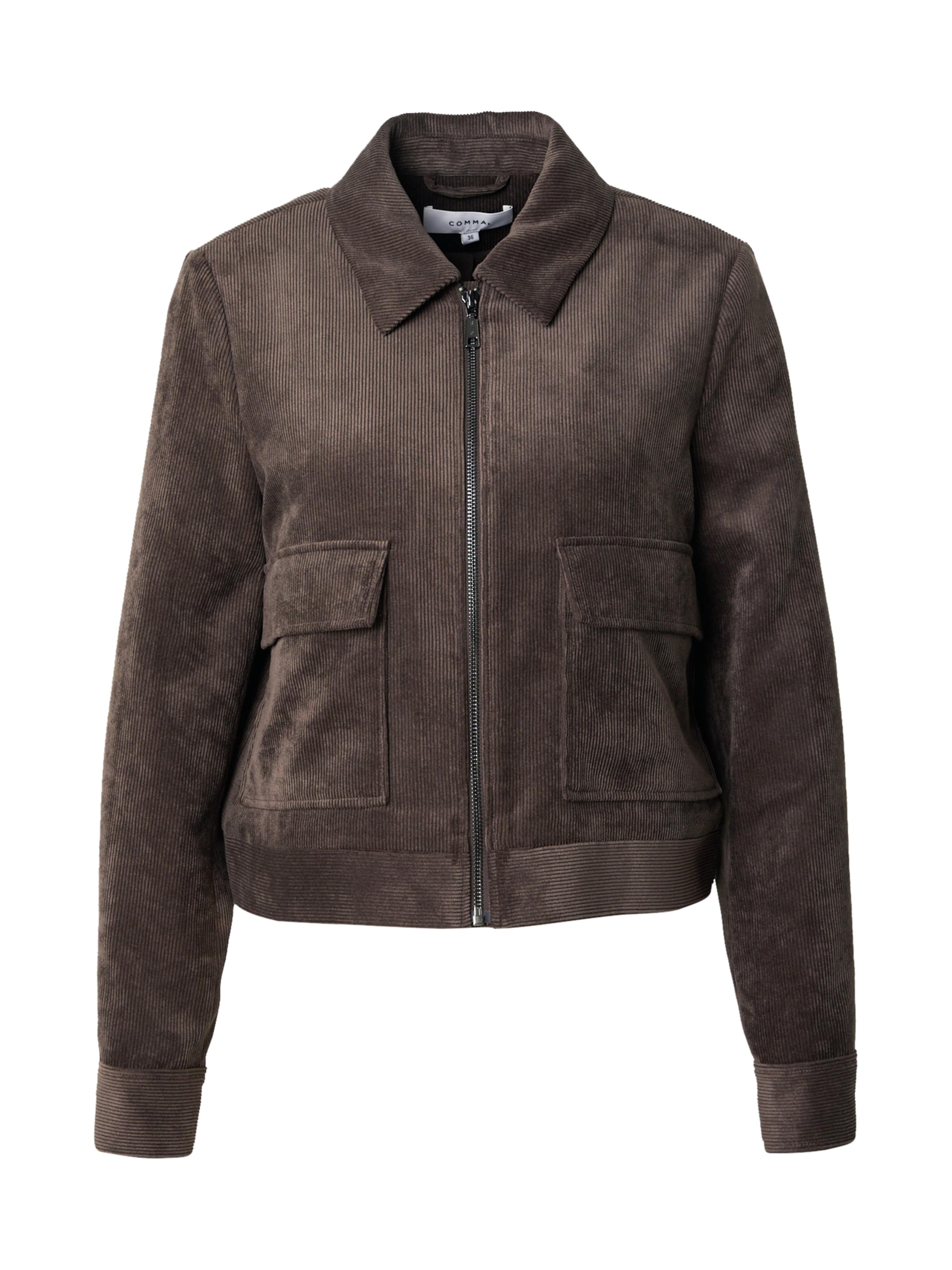 COMMA Jacke in Braun: Vorderseite
