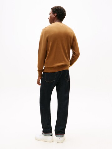 TOMMY HILFIGER Pullover 'Essential' in Braun