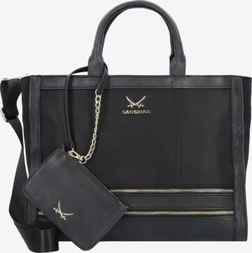 SANSIBAR Handbag in Black: front