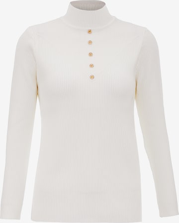 tassia Sweater in White: front