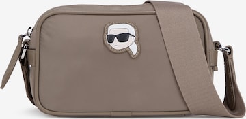Karl Lagerfeld Taška přes rameno – šedá: přední strana