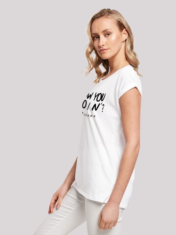 F4NT4STIC T-Shirt 'Friends How You Doin?' in Weiß