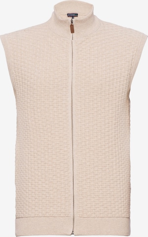 Vestes en maille Felix Hardy en beige : devant