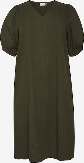 KAFFE CURVE Kleid in dunkelgrün, Produktansicht