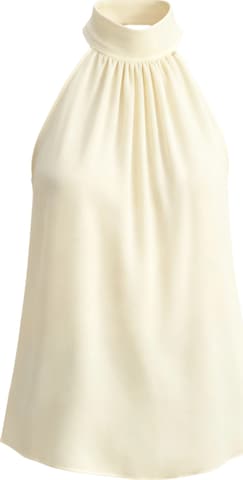 Lilysilk - Blusa 'Seidengeorgette Top mit Neckholder' en blanco: frente
