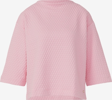 Sweat-shirt s.Oliver en rose : devant