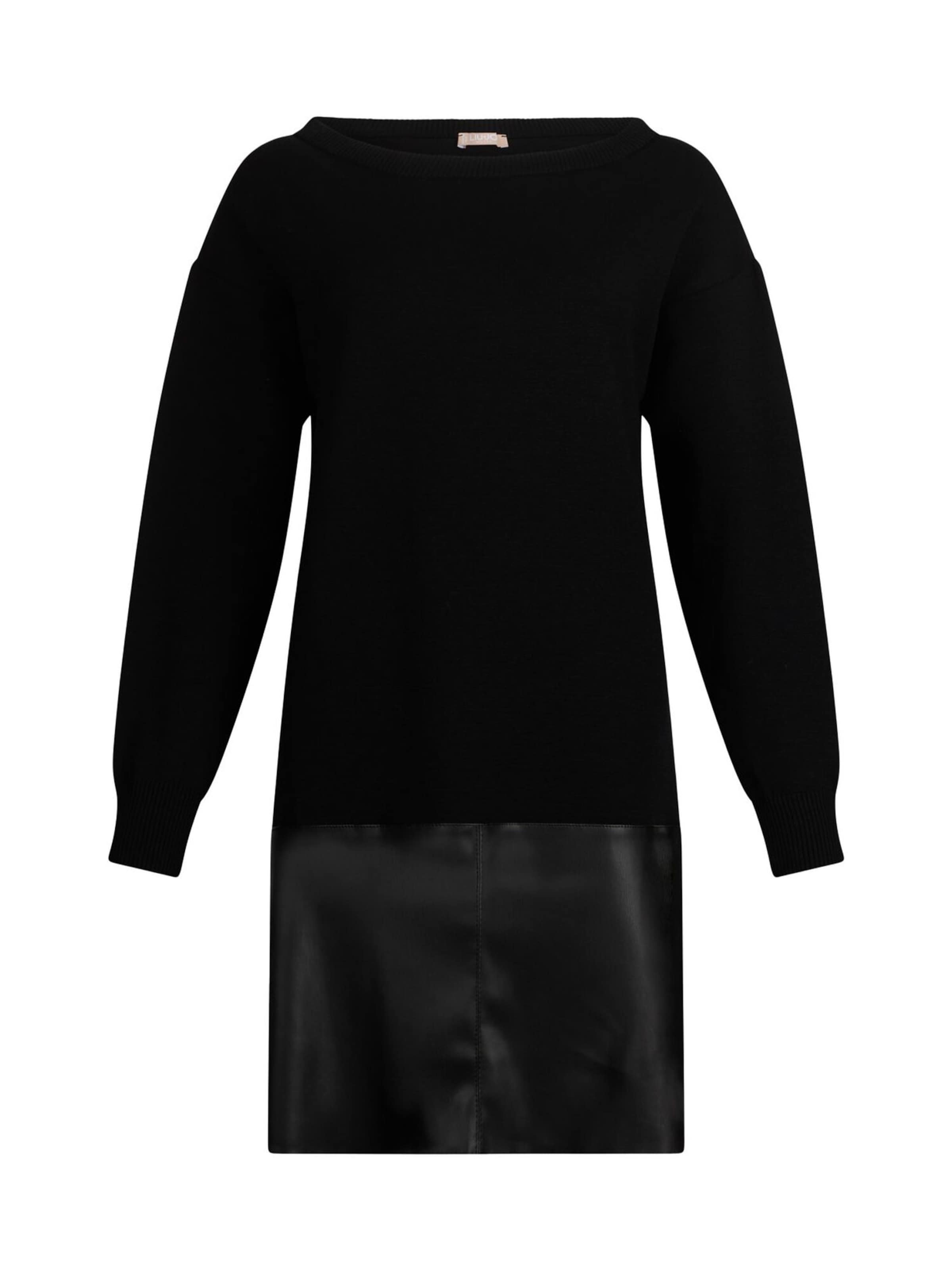 Liu JoPletena haljina - crna boja: prednji dio