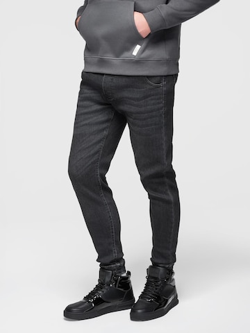 Ombre Regular Pants in Black