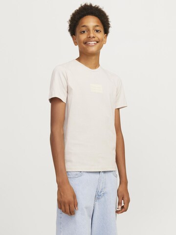 Jack & Jones Junior Shirts i beige: forside