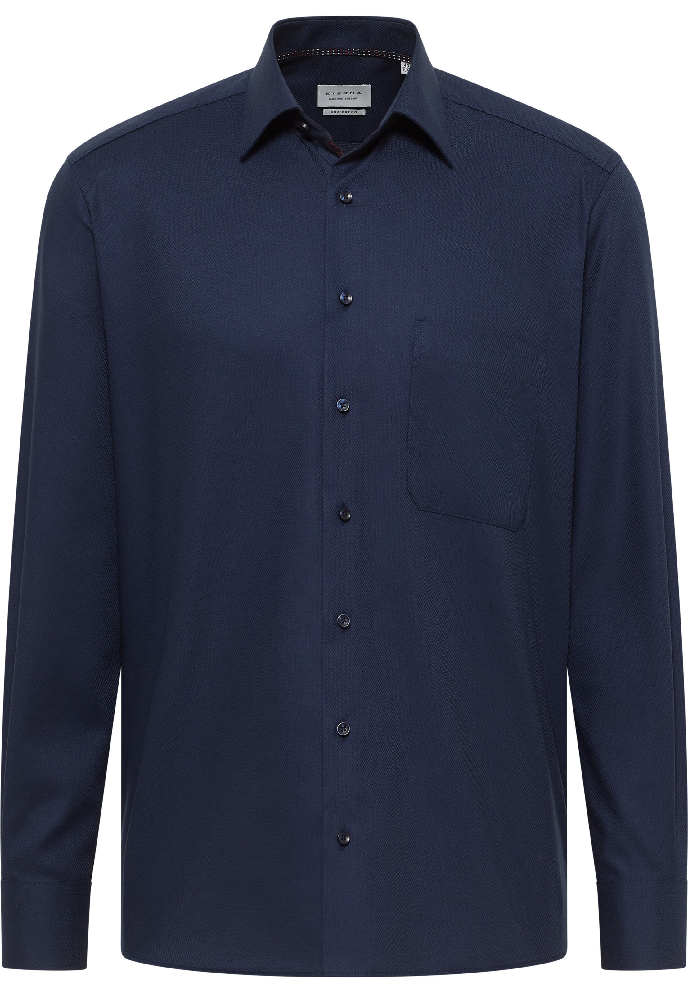 ETERNA Comfort fit Zakelijk overhemd ' COMFORT FIT ' in Blauw: voorkant
