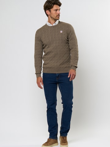 Pull-over ' Grant ' VINSON en marron