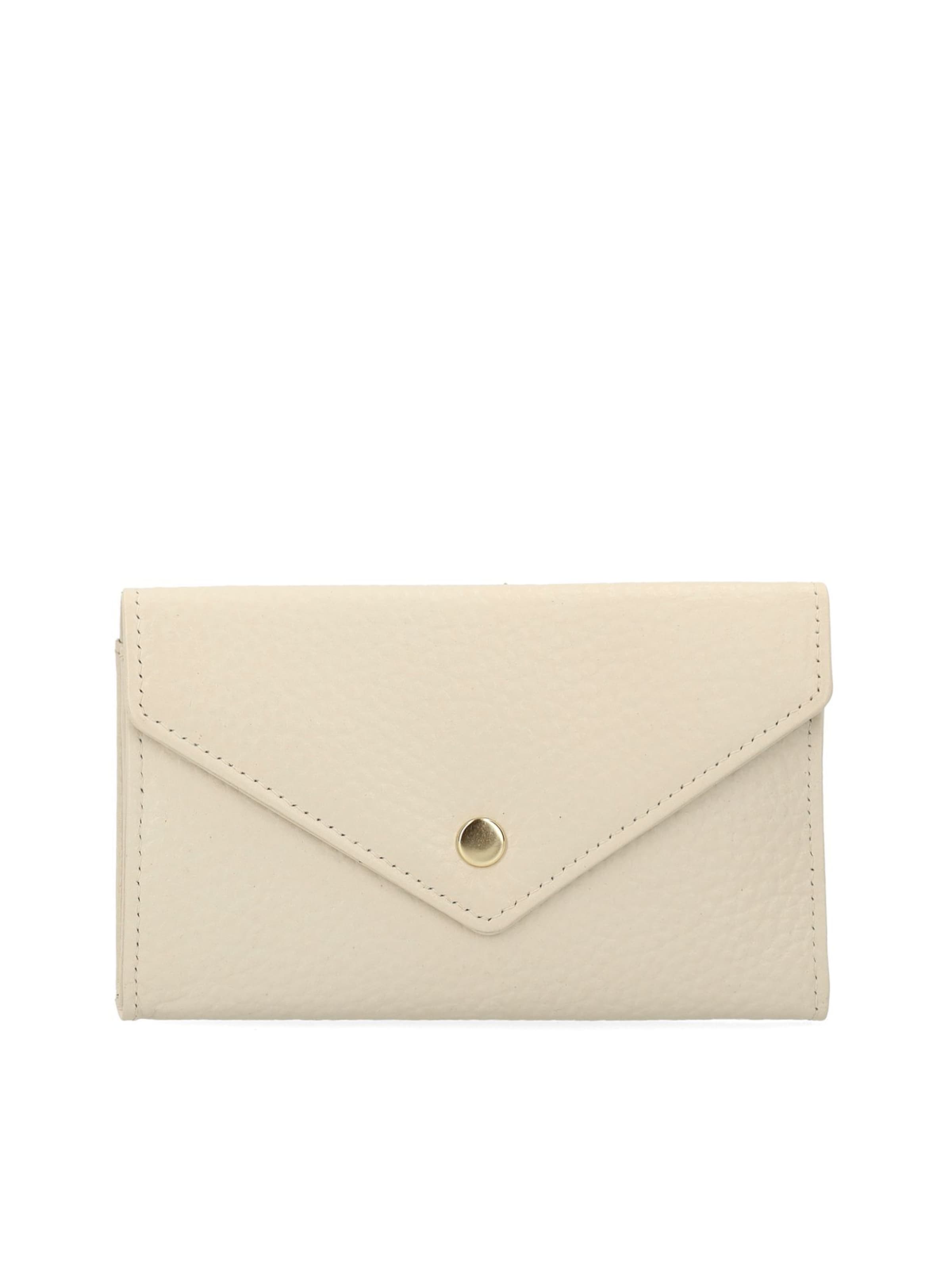 MANFIELD Portemonnee in Beige: voorkant