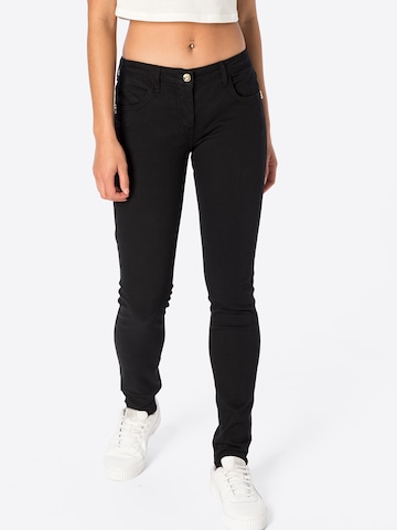 PATRIZIA PEPE Skinny Jeans in Black: front