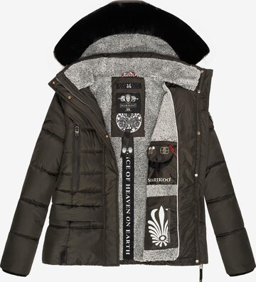 MARIKOO Winter jacket 'Loveleen' in Grey