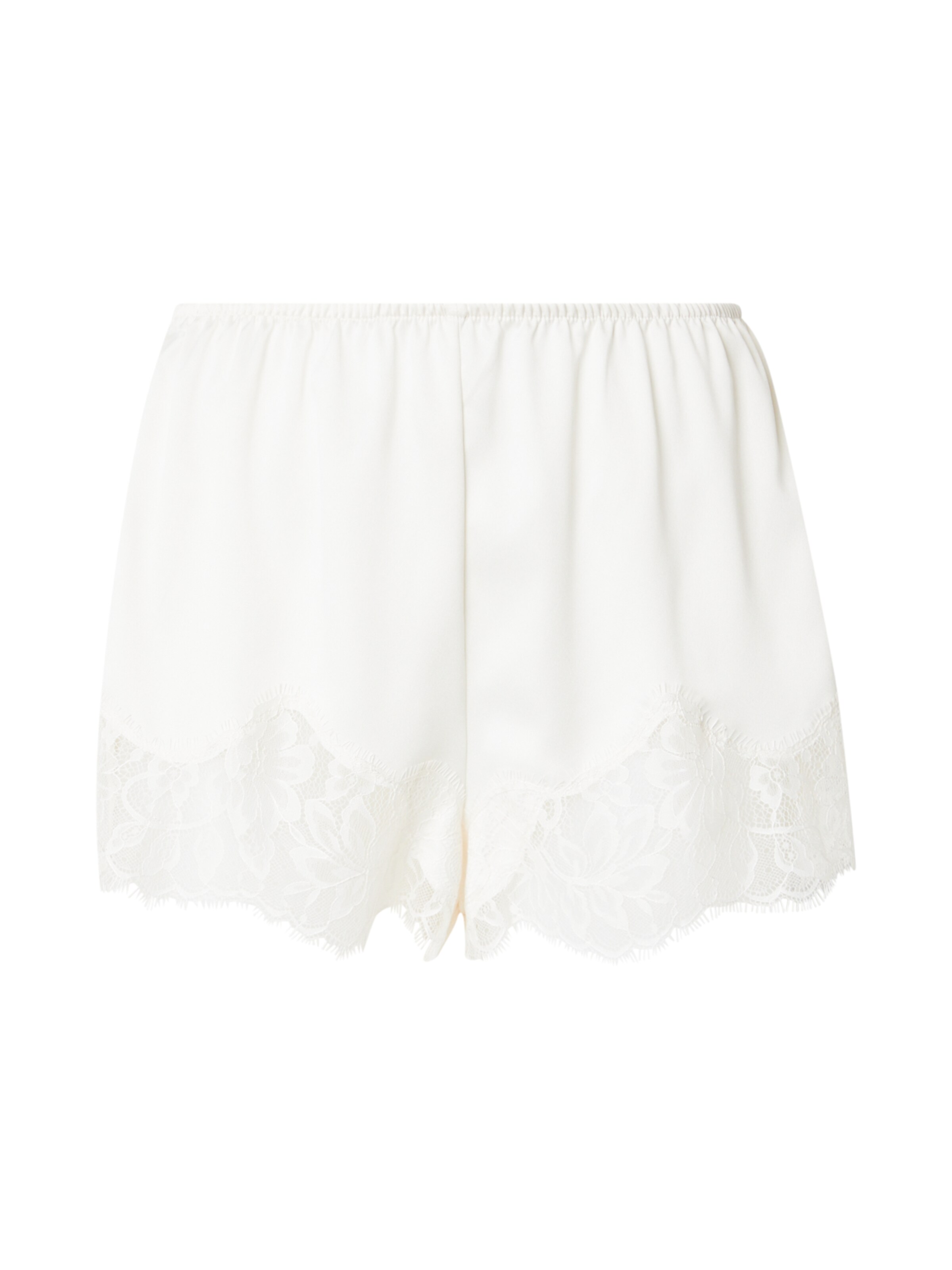 Hunkemöller Pidžaamapüksid 'Valerie', värv valge: eest vaates