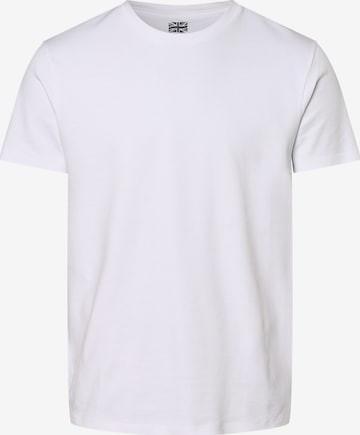 T-Shirt Finshley & Harding London en blanc : devant