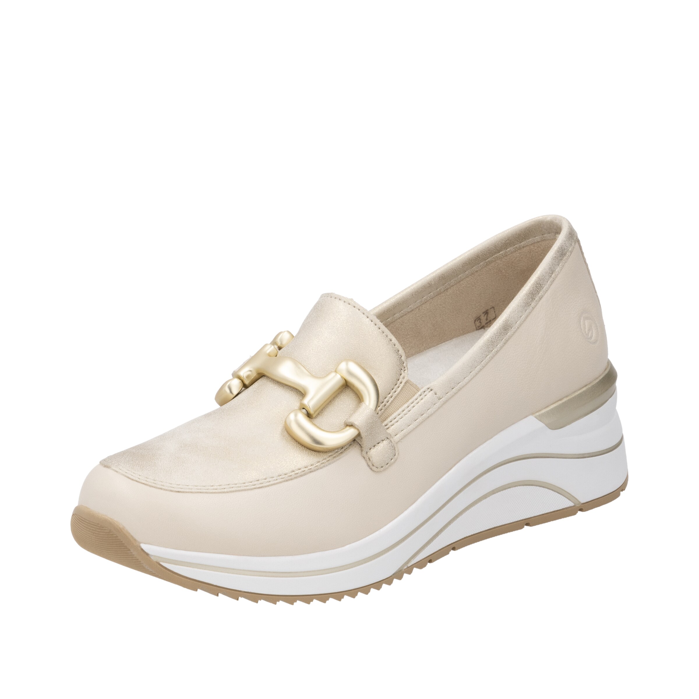 Chaussure basse REMONTE en beige : devant